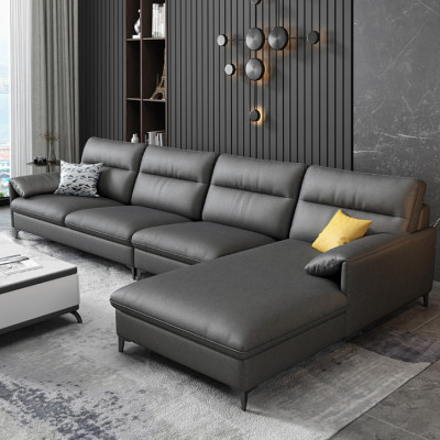 Sofa da góc L cao cấp Juno Sofa HDCT-01