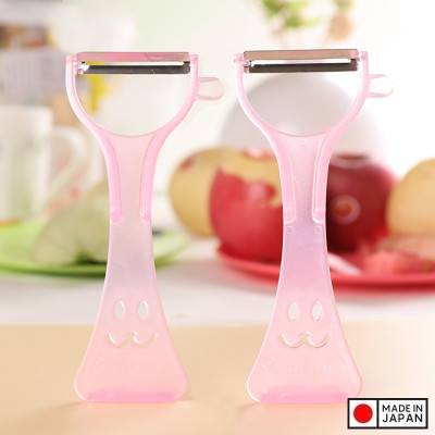 Dụng cụ gọt vỏ trái cây lưỡi bằng thép sắc bén Echo Rappy Peeler - Hàng nội địa Nhật Bản | Made in Japan