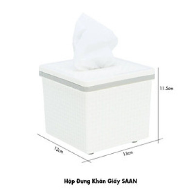 Hộp Đựng Khăn Giấy SAAN | Index Living Mall | Nhập khẩu Thái Lan
