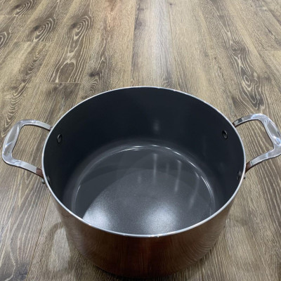 Bộ nồi từ nhập khẩu Thái Lan Orkin OR09 3 chiếc 20, 24, 28cm, bảo hành 1, thân nhôm đúc, phủ chống dính nano, siêu bền