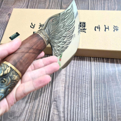 DAO BẾP - DAO THÁI CẮT HOA VĂN KHÂU ĐỒNG MÃ  A2 DT159 NT topcomshop vn