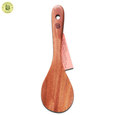 Vá Xới Cơm Gỗ Xà Cừ Cỡ Nhỏ - Vá Gỗ S1 - Đồ Gỗ Nhà Bếp Thương Hiệu Trường Sơn