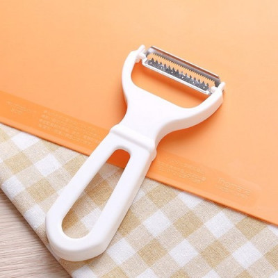 Combo dụng cụ cắt & tạo hình trứng Echo Metal + nạo sợ củ quả lưỡi inox cao cấp - nội địa Nhật Bản