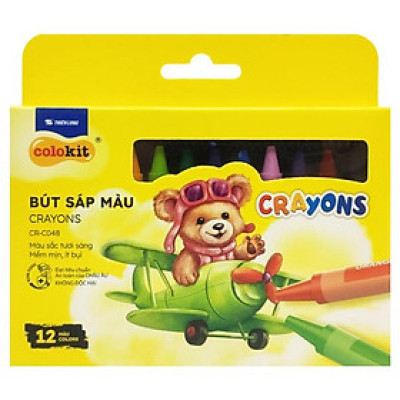 Hộp 12 Sáp Màu - Colorkit CR-C048