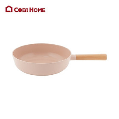 Chảo nhôm ,màu hồng đào 6 size - phân phối chính hang cobi home.