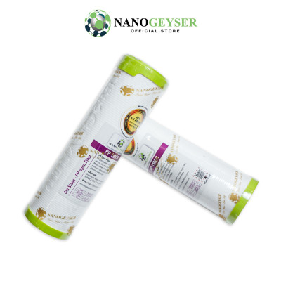 Bộ 3 lõi lọc nước 123 dùng cho các dòng máy RO, Lõi PP 5 Micron, GAC, PP 1 Micron - Hàng Chính Hãng