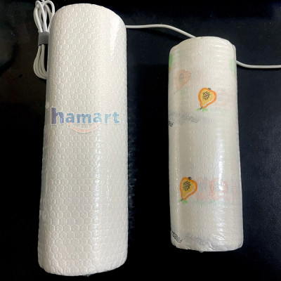 Cuộn 50 Khăn Giấy Lau Bếp Đa Năng Vải Không Dệt Thấm Hút Lau Sạch Dầu Mỡ Có Móc Treo HÀNG LOẠI 1