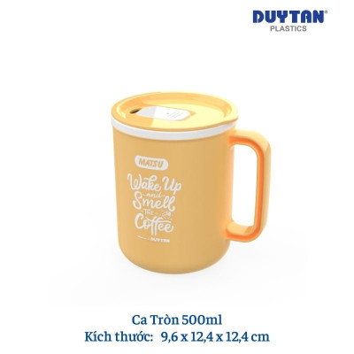 Ca Tròn Matsu DUY TÂN 500ml - No.1233 - Kích Thước 9,6 x 12,4 x 12,4 cm | TriTin