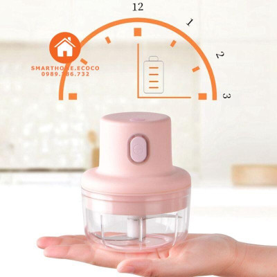 Máy Xay Tỏi Ớt Cầm Tay Mini Siêu Tiện Lợi