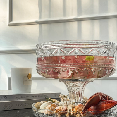 Chân bồng Bohemia Tulip 32cm có nắp