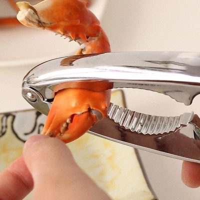 Dụng cụ kẹp ,  tách hải sản cua ghẹ , tách vỏ các loại hạt bằng inox không gỉ , phụ kiện nhà bếp đa năng 