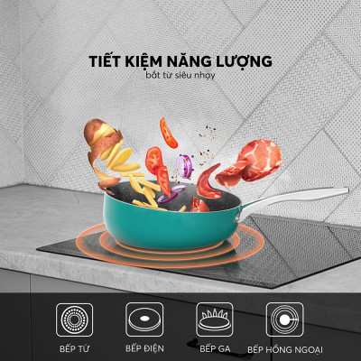 Chảo chống dính Full induction Elmich Hera EL8242 size 26cm