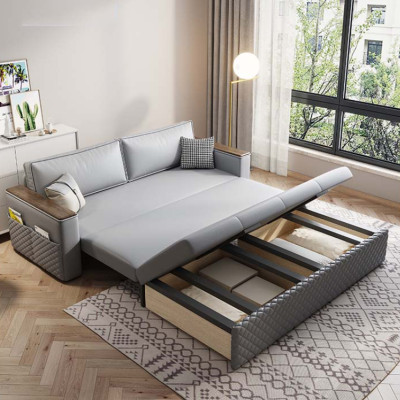 Sofa giường đa năng hộc kéo HGK-07 ngăn chứa đồ tiện dụng Tundo KT 1m9