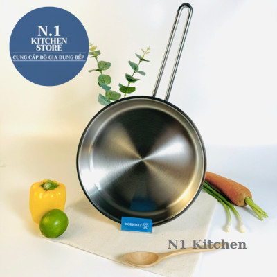 Chảo inox cao cấp Korkmaz Perla 24cm- A1659 - Hàng Chính Hãng