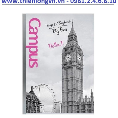 Lốc 5 quyển vở kẻ ngang Landscape 120 trang B5 Campus NNB-BLAS120