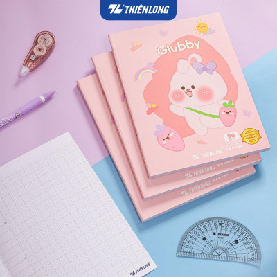 Tập học sinh 96 trang 5 ô ly vuông 2mm chấm kẻ 2/3 120gsm NB-122 Thiên Long - Mẫu ngẫu nhiên