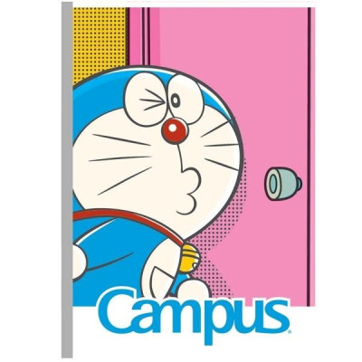 Combo 5 Tập Doraemon Smile - B5 Kẻ Ngang Có Chấm 120 Trang ĐL 70g/m2 - Campus NB-BDSM120 (Mẫu Màu Giao Ngẫu Nhiên)