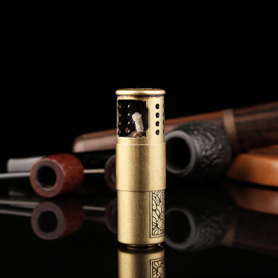 Vỏ Hột Quẹt Bật Lửa Xăng Đá Promise BNC001 Hoa Văn Đẹp Độc Lạ Cao Cấp - Dùng Xăng Bấc Đá