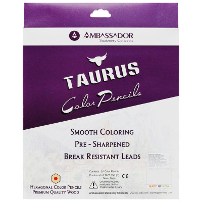 Hộp 24 Bút Chì Màu Dài - Kores Ambassador