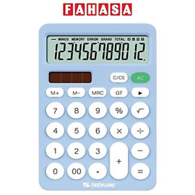 Máy Tính Văn Phòng Flexio - Thiên Long CAL-008 - Màu Xanh