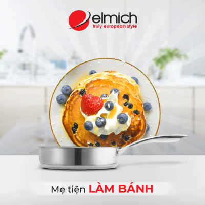 Bộ nồi và chảo inox Elmich baby EL-3795 size 16cm