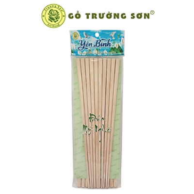 Bộ 10 đôi Đũa Gỗ Chi Phong dài 28cm - Đồ Gỗ Gia Dụng Thương Hiệu Trường Sơn