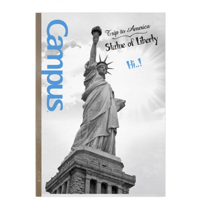 Lốc 5 quyển vở kẻ ngang Landscape 80 trang B5 Campus NB-BLAS80 Mỹ