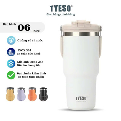 Cốc giữ nhiệt TYESO TS-8830 1200ml  bằng thép không gỉ 304 Giữ nhiệt 12 tiếng