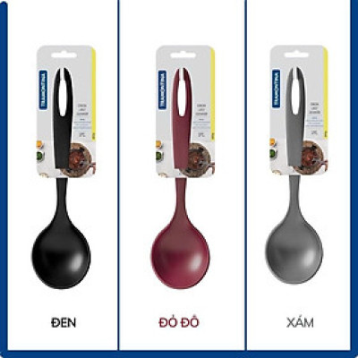 Muôi Múc Canh Lớn Tramontina 30cm Nhựa PA An Toàn Sức Khỏe Chịu Nhiệt 180 độ C NK Brazil 25157