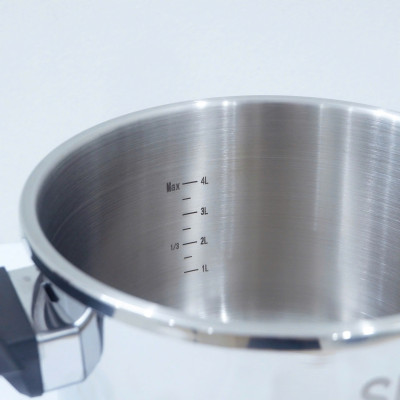 Nồi áp suất từ Seka SK5859 inox 304 dung tích 4L và 6L tặng kèm vung kính, Dùng được mọi loại bếp