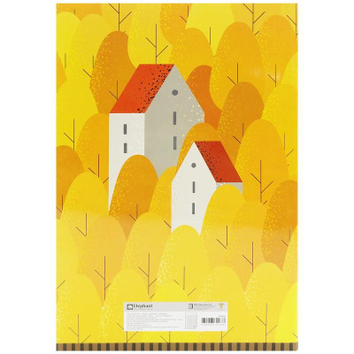 Combo 5 Tập Sinh Viên 4 Dòng Kẻ - 200 Trang 70gsm - Elephant FI622533 (Mẫu Màu Giao Ngẫu Nhiên)