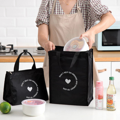 Túi Đựng Cơm Giữ Nhiệt Size Lớn Túi Vải Giữ Nhiệt Chống Thấm Mang Đựng Hộp Cơm Văn Phòng Đồ Dùng Tiện Ích Có Khóa Giao Hoạ Tiết Ngẫu Nhiên