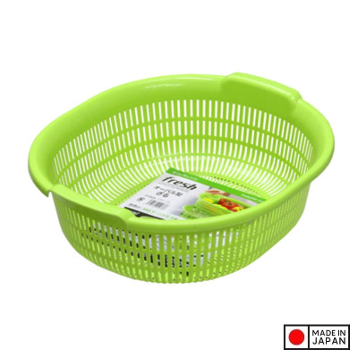 Rổ nhựa Oval Sanada Seiko 5.3L cao cấp tiện dụng - Hàng nội địa Nhật Bản.