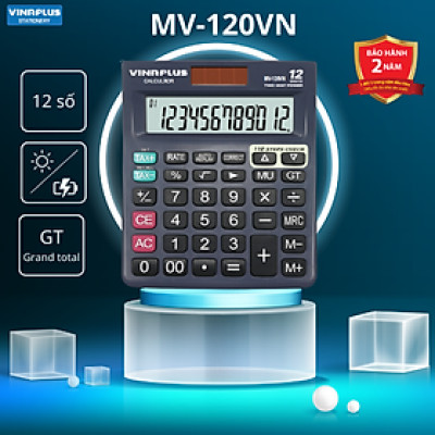 Máy Tính Văn Phòng MV-120VN Để Bàn, Tính Tiền Tiện Lợi, Hàng Chính Hãng, Bảo Hành 2 Năm