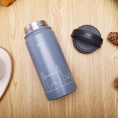 Bình Giữ Nhiệt Lock&Lock RigaTumbler màu xám LHC4160GRY dung tích 897ml - Hàng chính hãng, thép không gỉ - JoyMall