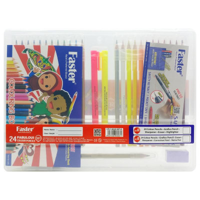 Hộp 24 Bút Chì Màu Fabulous - Faster CP-F-5024-SETA