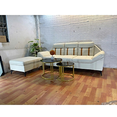 Sofa băng 2m kèm đôn nệm Tundo HLMCT màu lựa chọn kèm bàn như hình