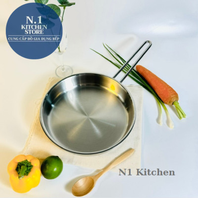 Chảo inox cao cấp Korkmaz Perla 24cm- A1659 - Hàng Chính Hãng