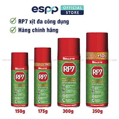 Dầu tẩy rỉ sét và Chất bôi trơn đa dụng SELLEYS RP7 (150g, 175g, 300g, 350g)