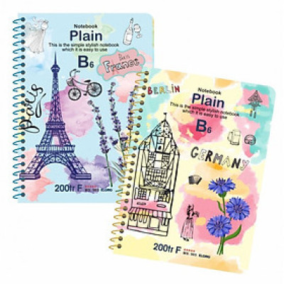 Sổ lò xo đơn KLONG B6 Plain ruột trơn 70/76; MS: 985