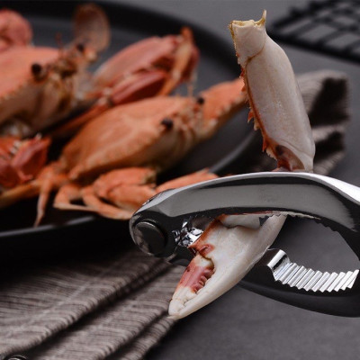 Dụng cụ kẹp ,  tách hải sản cua ghẹ , tách vỏ các loại hạt bằng inox không gỉ , phụ kiện nhà bếp đa năng 