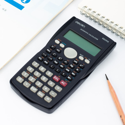 Máy Tính Kỹ Thuật Deli - Đen/Xanh Dương/Hồng/Trắng - D82MS