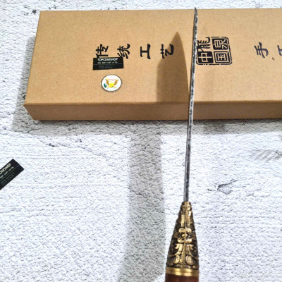 DAO BẾP - DAO THÁI HOA VĂN KHÂU ĐỒNG MÃ DT157