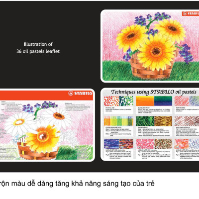 Bộ Bút Sáp Dầu Stabilo Trio OP2624