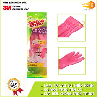 Găng tay gia dụng Scotch Brite 3M có móc treo 38cm XA010911221