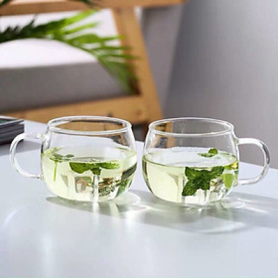 BỘ 6 LY THỦY TINH UỐNG TRÀ DÁNG THẤP - VD721