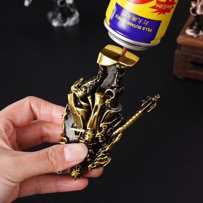 Vỏ Hột Quẹt Bật Lửa Gas XF5301 Mô Hình Tôn Ngộ Không 3D Cực Chất - Nhiều Màu