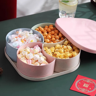 KHAY ĐỰNG MỨT TẾT NHẬT NHIỀU NGĂN KIỂU DÁNG ĐỰNG ĐƯỢC NHIỀU BÁNH KẸO TRÁI CÂY GỌN NHẸ