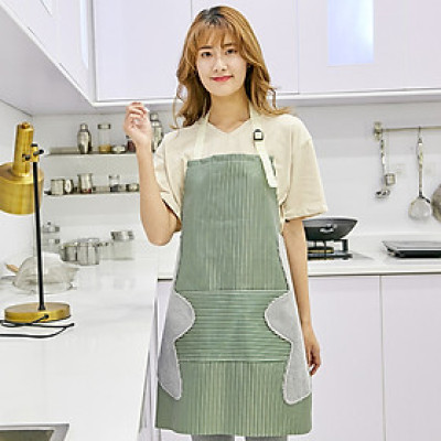 Tạp dề hình sọc (tặng kèm 1 sản phẩm ngẫu nhiên)