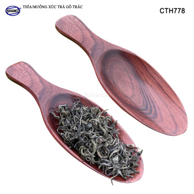 Muỗng xúc trà gỗ trắc siêu sạch (HAHANCO) Hữu dụng cho bạn mỗi khi thưởng trà - CTH778